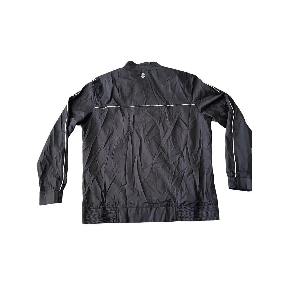 IZOD Golf Men’s Full Zip Windbreaker Jacket Black XXL Lightweight